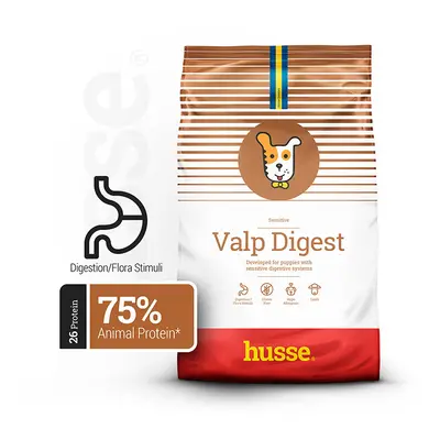 Husse Natural Complete Puppy Dry Dog Food Lamb & Rice Gluten-Free Hypoallergenic - Sensitive Val