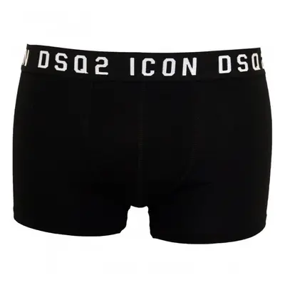 (White, S) Dsquared2 D9LC62960 Logo Boxer Trunk