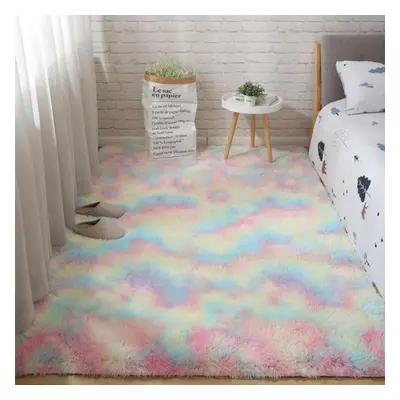 (iridescent, 200*250cm) Carpet Bedroom Bedside Carpet Plush Living Room Full Floor Mat Girl Ins 