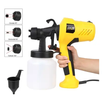 Flow Control Airbrush Eu Plug With Paint Pot Power Tools Electric Paint Sprayer Household Paint 