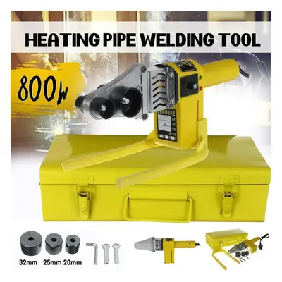 (Iron Box) Temper Control Electric Pipe Welding Machine 600w Heating Tool Heads Set For Ppr Pb P