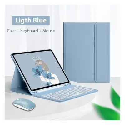 (blue, Redmi Pad SE 2023) Keyboard Case With Mouse For Xiaomi Redmi Pad Se 11" Magnetic Tablet K