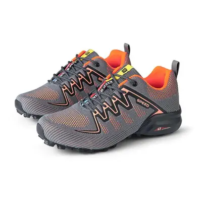 (gray,orange, 44) Men&apos;s Large Size Casual Non-slip Resistance Rubber Outdoor Outdoor Fitnes