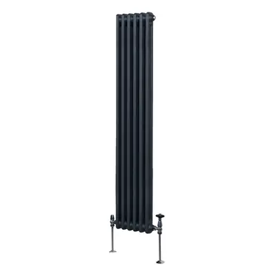 (1800mm x 292mm, Grey) Traditional Column Radiator Heater