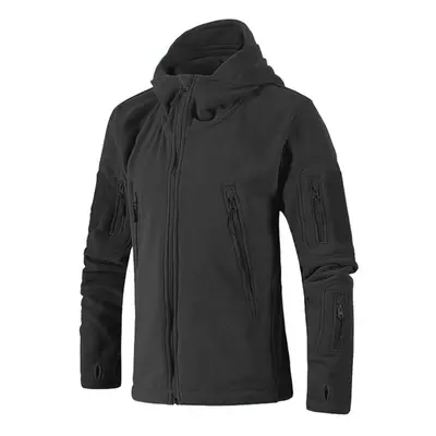 (black, M) Kylebooker Tad Tactical Fishing Hunting Fleece Jacket Dfl-10