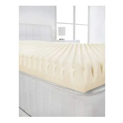 Littens 3" (75mm) Extra Deep Small Double Bed Size Visco Memory Foam Mattress Topper Profile, Eg