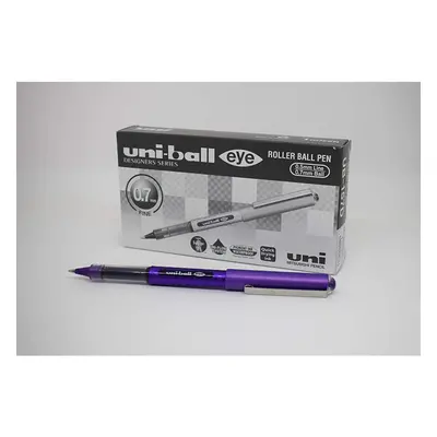 Uni-ball Eye Designer Rollerball Pen - Violet (Pack of 12)