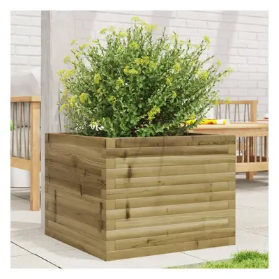 vidaXL Garden Planter 60x60x45.5 cm Impregnated Wood Pine