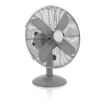 Swan Retro Inch Desk Fan | Oscillating Pedestal Fan