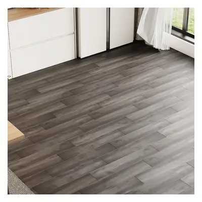 (#4) 36Pcs Modern Wood Grain PVC Flooring Tiles Sticker