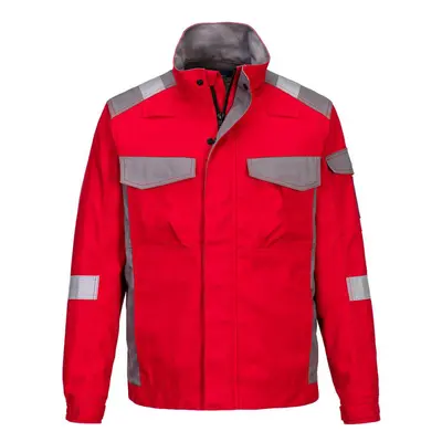 (S, Red) Portwest Mens Two Tone Bizflame Ultra Jacket