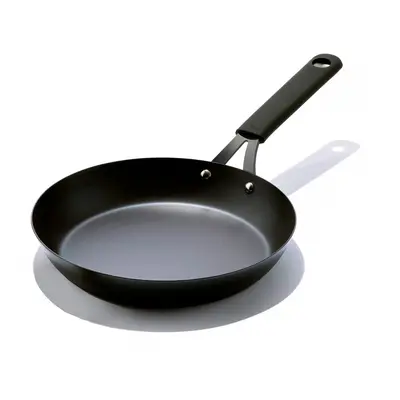 OXO Obsidian Pre-Seasoned Carbon Steel 10"" Frying Pan Skillet with R