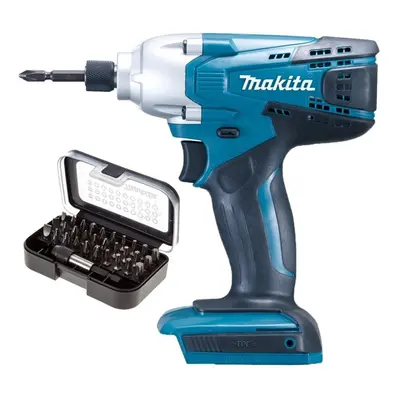 Makita TD127D 18v Lithium Ion G-Series Cordless Impact Driver + 30pc Drill Set