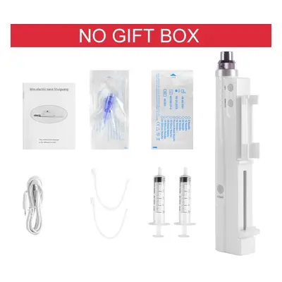 (NO GIFT BOX) Professional Auto Derma Stamp Pen Mts Hydra Water Gun Hydrate Wrinkle Removal Micr