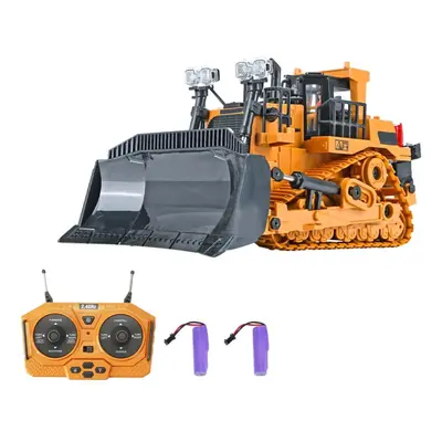 (brown, RC Bulldozer) Rc Excavator 1/20 2.4ghz 11ch Rc Construction Truck Engineering Vehicles E