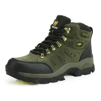 (army green, 40) Outdoor Waterproof Mountaineering Boots Men&apos;s And Women&apos;s Shoes Walki