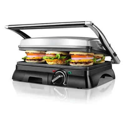 Aigostar Sandwich Toaster | Toastie Maker, 2000W 4-Slice Panini Press