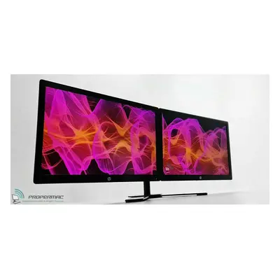 Dual Monitor Screen Setup Bundle x 24" 1920x1080 HDMI + New Stand