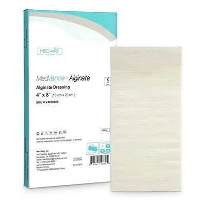 MedVance TM Alginate â Calcium Alginate Dressing cm x cm Box of dressings