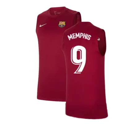 (XXL) Barcelona Sleeveless Top (Red) (MEMPHIS 9)