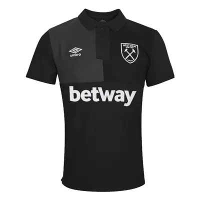 (S) West Ham CVC Polo Shirt (Black)