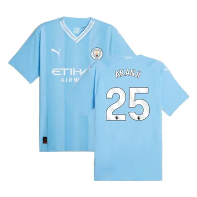 (M) Man City Authentic Home Shirt (AKANJI 25)