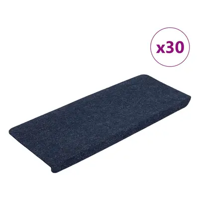 (blue, x 24.5 x 3.5 cm/ pcs) vidaXL Self-adhesive Stair Mats Carpet Stair Treads Stair Step Prot