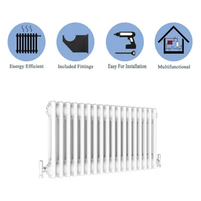 (White, 300*830mm) Cast Iron Style Radiators