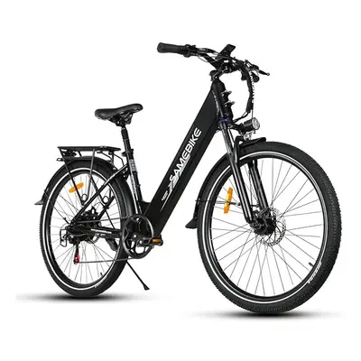 (Black) SAMEBIKE RS-A01Pro 27.5" Electric Bike with 36V 15AH Removable Battery Electric Mountain