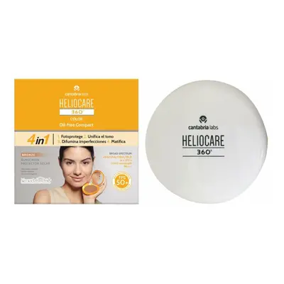 Sun Protection with Colour Heliocare Compact Oil-Free Bronze SPF 50+ g