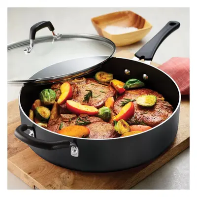 Tramontina Saute Pan with Lid 5.2L in Grey