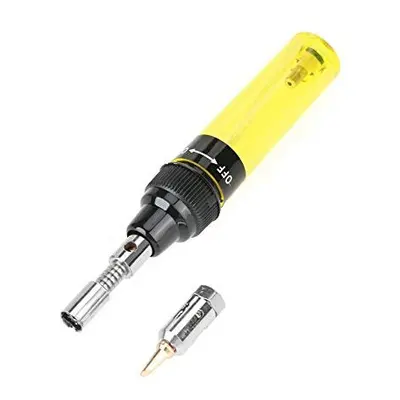 Cordless Refillable Gas Soldering Iron Pen Butane Gas Iso-Tip Blow Torch for Electronic PC Repai