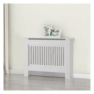 (Medium) Radiator Cover MDF Wood White