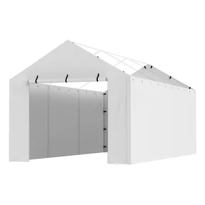 (Sides 10x20 ft, White) VEVOR Carport Replacement Canopy Car Tent