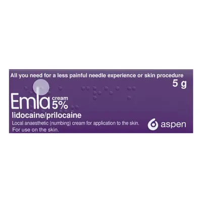 Emla Cream - 5G - Numbing Cream - Local Anaesthetic