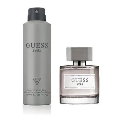 Guess 2 Pcs Set For Men: 1.7 Eau De Toilette Spray + Oz Deodorizing Body Spray (Window Box)