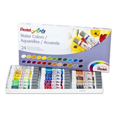 24 COLOR PENTEL ARTS WATERCOLOR SET