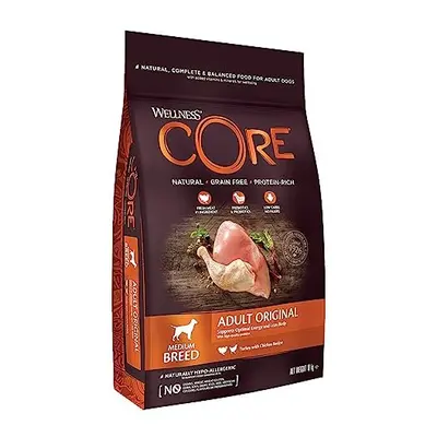 Wellness CORE Adult Original, Dry Dog Food, Dog Food Dry, Grain Free Dog Food, High Meat Content