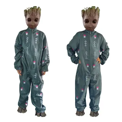 (150cm) Guardians of the Galaxy Cosplay Groot Kids Jumpsuit