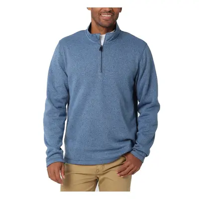 Wrangler Authentics Men's Long Sleeve Fleece Quarter-Zip Riviera X-Large