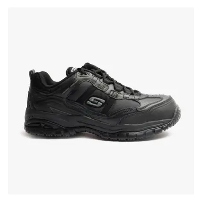 (UK 8.5) Skechers Work 77013EC/BLK RELAXED FIT: SOFT STRIDE - GRINNEL Mens Safety Trainers Black