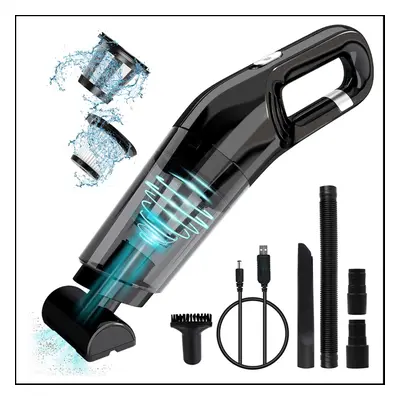 Hand Vacuum Cleaner Cordless Portable Handheld Vacuum Rechargeable Small Car Vacuum with 120W Hi