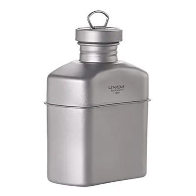 (as the picture, Type 1) Lixada Titanium Water Bottle Ultralight Kettle Drinking Bottle With Cam