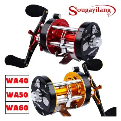 (red, WA50) Baitcasting Reels Conventional Inshore Offshore Saltwater Freshwater Fishing Reels B