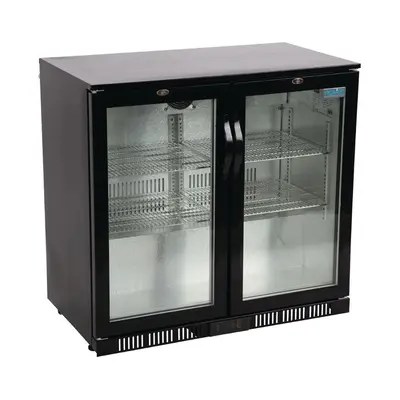 Polar G-Series Back Bar Cooler with Hinged Doors 198Ltr