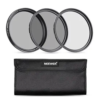 40.5mm ND Lens Filter Kit, UV + Circular Polarizer(CPL) + ND4 Filters Optical Glass Aluminum All