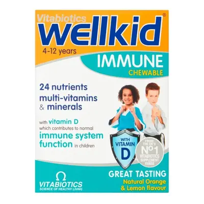 Vitabiotics Wellkid Immune Chewable Tablets 30's