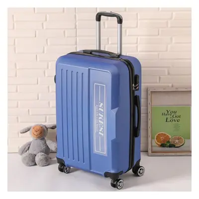 (blue, 36*24*57cm) Luggage Suitcase Trolley Case Travel Bag Rolling Wheel Carry-on Boarding Men 