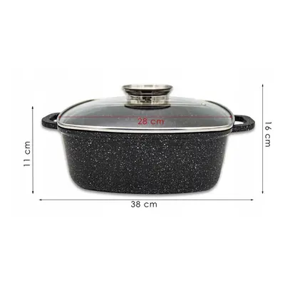 (6.5 L) Pot Lidded Aroma Diffuser Square Non-Stick Coating