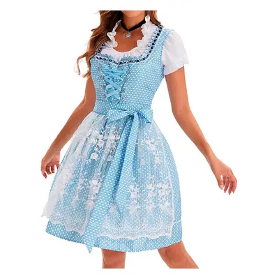 (as the picture, S) Women&apos;s Fashion Germany Oktoberfest Stage Performance Costumes